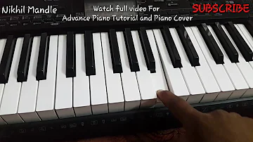 Nazar Na lag Jaye Janu song in Piano Tutorial | Stree | single finger tutorial