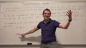 Intro to General Relativity - 21 - Differential geometry: Metric Manifolds & Levi-Civita connection