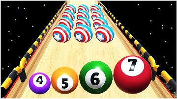 Rolling Balls 3D Sky Race - Gameplay Walkthrough - Levels 15 -23