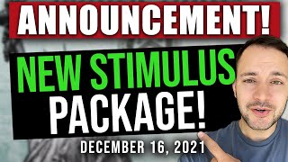 (ANNOUNCED! NEW STIMULUS PACKAGE!) STIMULUS CHECK UPDATE & INFRASTRUCTURE BILL 12/16/2021