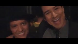 Bruno Mars on Extra with Mario Lopez