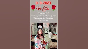 Chúc vợ yêu ngày mùng 8/3 vui vẻ và người Phụ nữ tuyệt vời nhất yêu vợ ❤️❤️💒💕