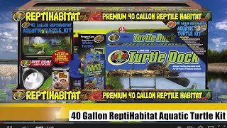 Zoo Med 40 Gallon ReptiHabitat™ Aquatic Turtle Kit