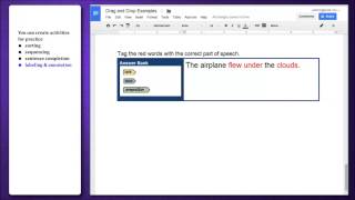 Create Drag and Drop Lessons in Google Docs