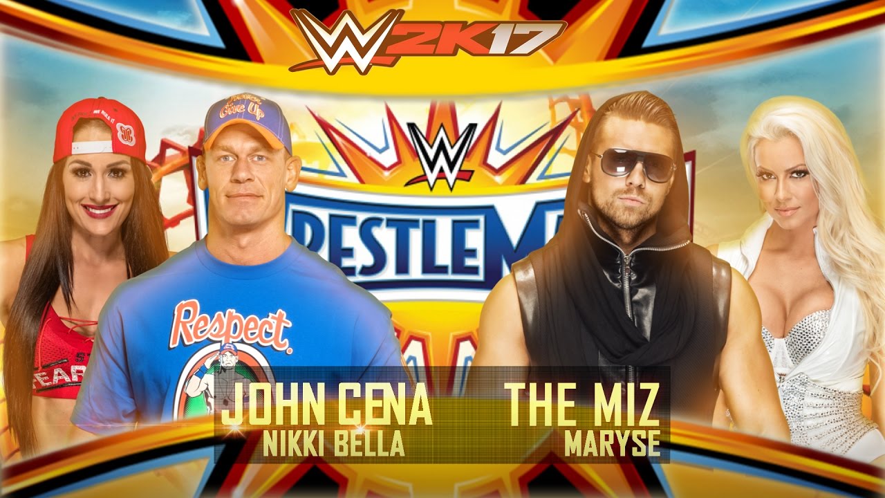 Catcheur John Cena Nikki Bella lot de 2 WWE WWF Combat Elite Collection Set 