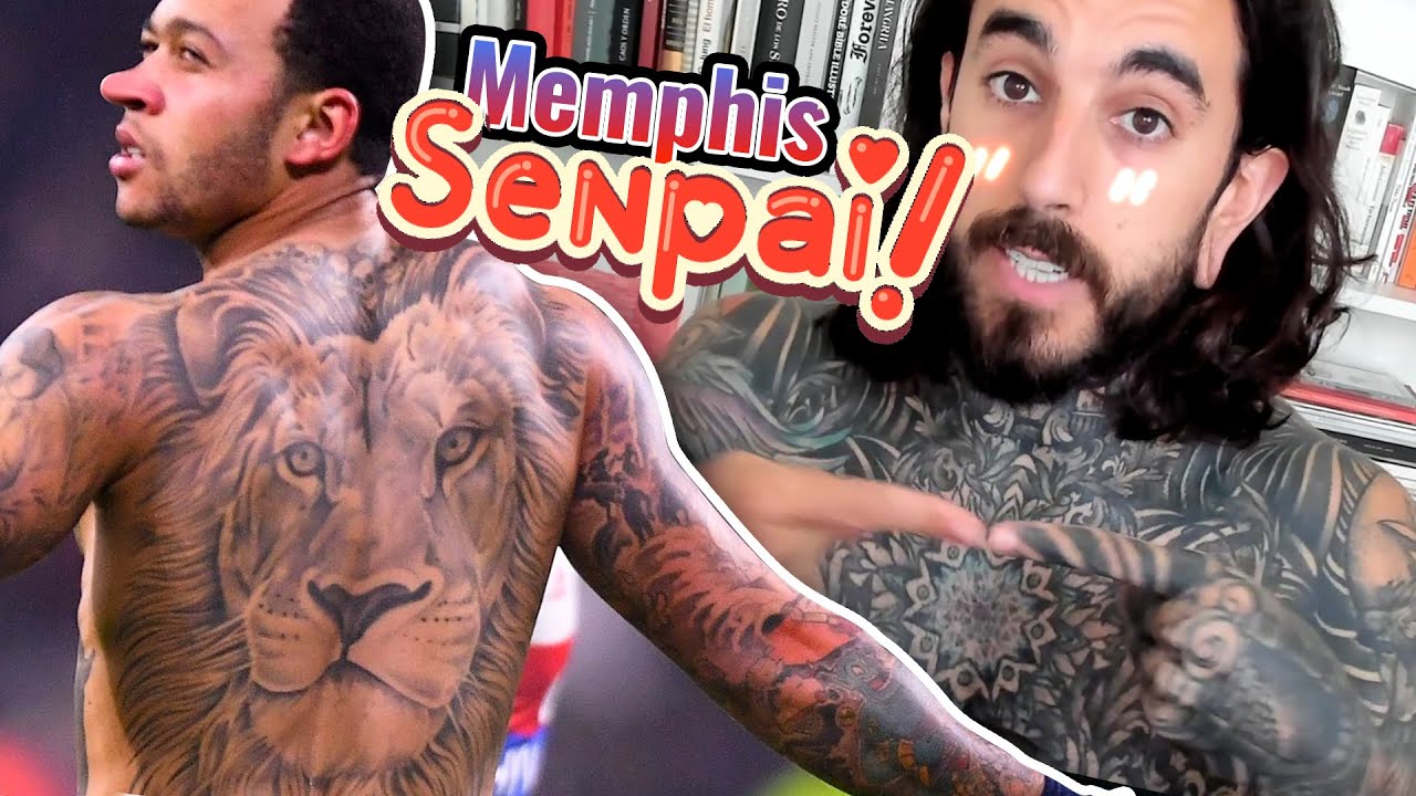 Los tatuajes de Memphis Depay: cuántos tiene, cómo son y diseños