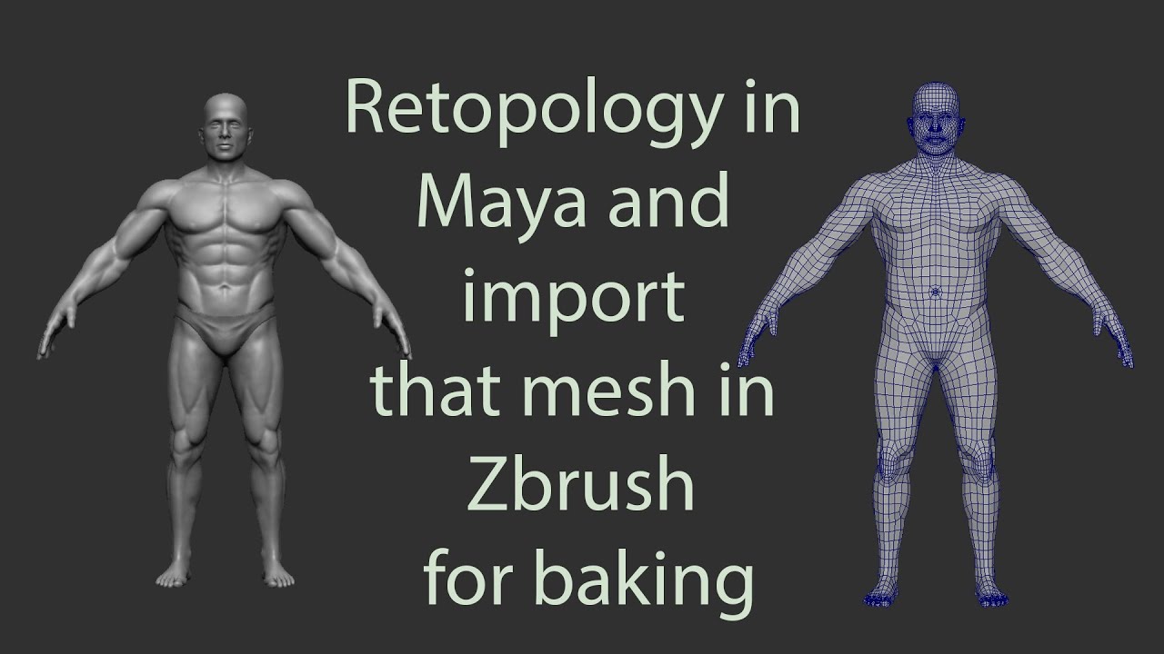 baking zbrush mesh onto maya topology