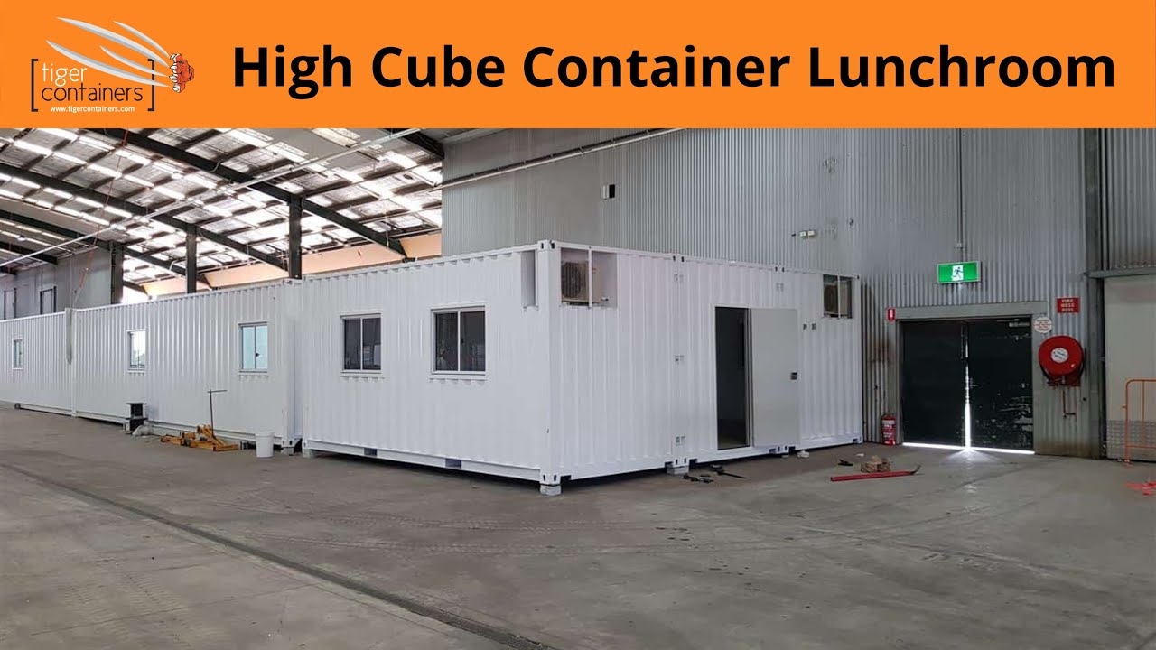 Tiger Containers Creates Lunchroom in Melbourne from Shipping Containers
