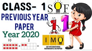 Class 1 IMO | Previous year paper 2020-21| Math Olympiad class 1 screenshot 3
