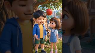 Kids Find a REAL Magic Paintbrush! 🎨✨ | Heartwarming 3D Cartoon Short#3DCartoon #MagicBrush