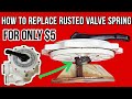 How To Replace Rusted Spring & Rebuild Pentair Multiport Valve Diverter Pool Filter Spider Gasket