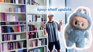 𖤓 organizing my kpop album shelf   light stick collection 𖤓