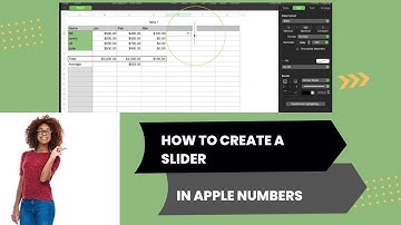 How To Make a Slider In Apple Numbers