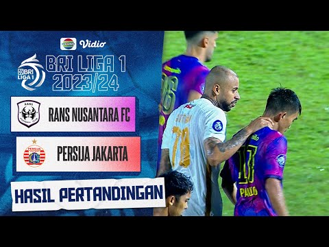 Hasil Akhir pertandingan - RANS Nusantara VS Persija Jakarta | BRI Liga 1 2023/24