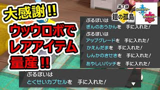 【鎧の孤島】ウッウロボでレアアイテム量産！【ポケモン剣盾】