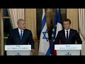 Statements by PM Netanyahu and French President Macron