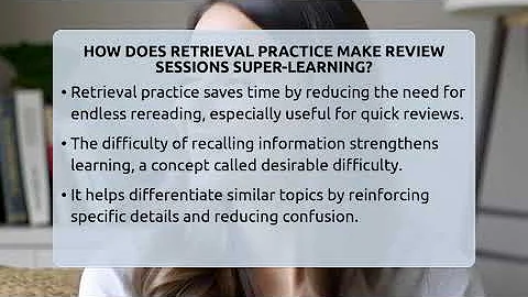 How Does Retrieval Practice Make Review Sessions Super-learning? - Ultimate Study Hacks