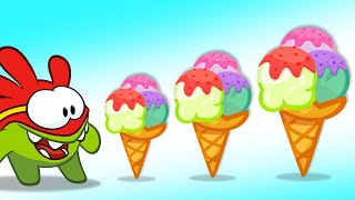 Apprenons avec Super Nom 🍦🍧 | Learn Sizes With Ice Creams | Apprendre le français avec om nom