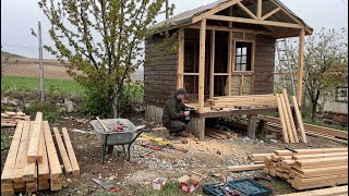 ⁠I Built an Off-Grid Mountain Cabin Alone From Scratch (Start to Finish)