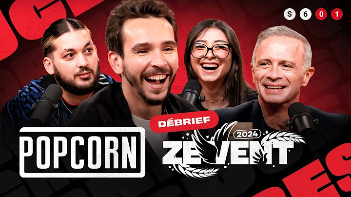 POPCORN #01 - Débrief ZEVENT avec Samuel Étienne, Helydia et JLTomy