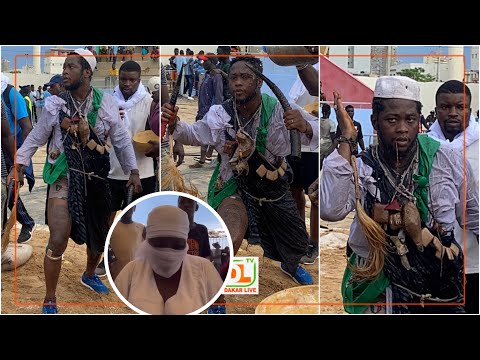 Entrée mystique de Papa Boy Djiné le mari de ndeye gueye au stade Ibamar diop