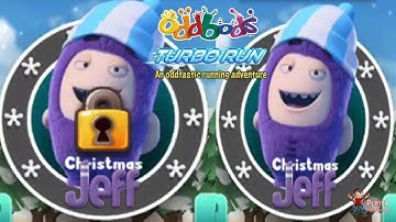 Oddbods Turbo Run Christmas 2018 - Unlocked Christmas Jeff - Gameplay Walkthrough
