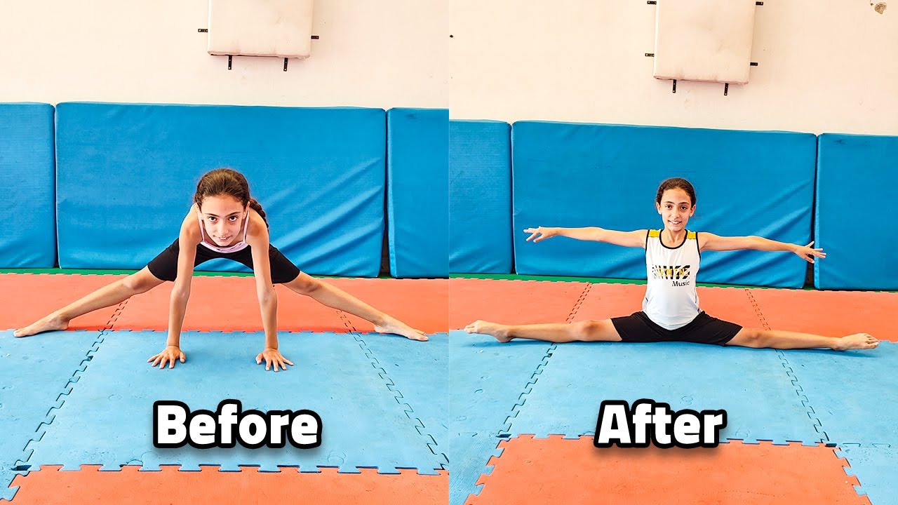 Incomplete Splits How to get full split, in a week - YouTube