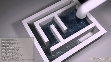 Maya Fluid Water Simulation