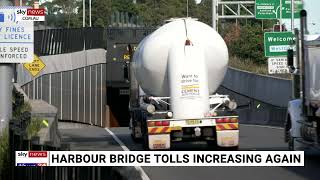 Sydney Harbour Bridge tolls increase again