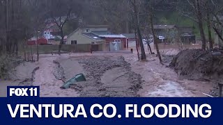 Flooding in Ventura County as rain comes to Southern California