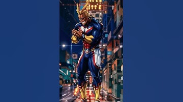 All Might posing animation AI Stable Diffusion #animatediff #stablediffusion #comfyui