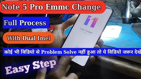MI NOTE 5PRO EMMC CHANGE,with file,dead fix,beseband fix