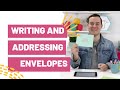 Writing and Addressing Envelopes With Your Cricut