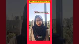 3 MAYIS DÜNYA BASIN ÖZGÜRLÜĞÜ GÜNÜ MESAJI GAZZELİ TASNİM OLWAN'DAN🎙GAZZE'DE GAZETECİ OLMAK❗️#gaza 📢🌍