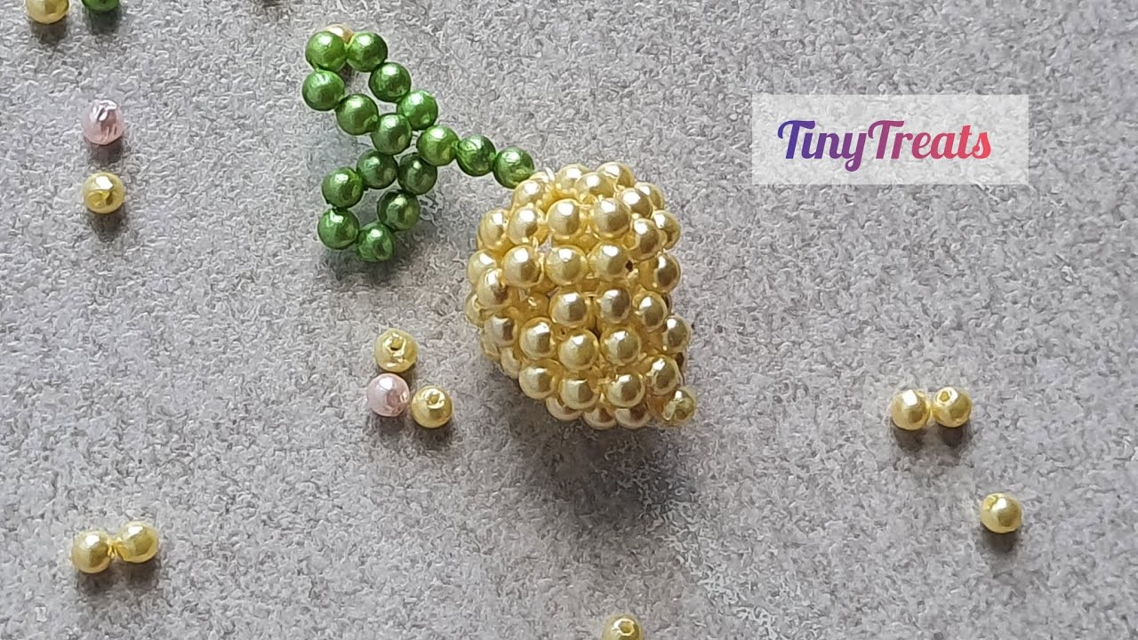 Beaded Mango 🥭  | mango tutorial