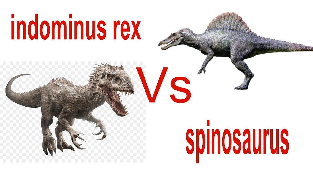 SPINOSAURUS Vs INDOMINUS REX ! DINO BATTLE! Jurassic World: Evolution