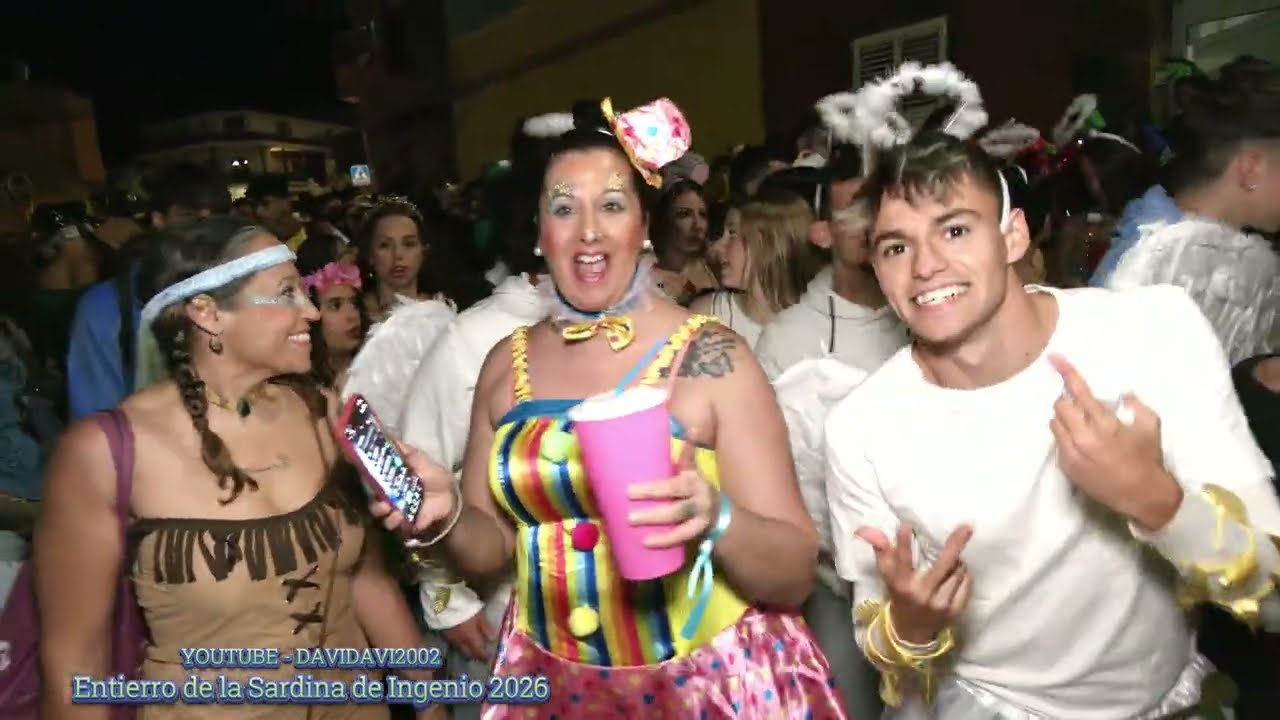 Entierro de la Sardina del Carnaval de la Villa de Ingenio 18/02/2026 gonzalo
