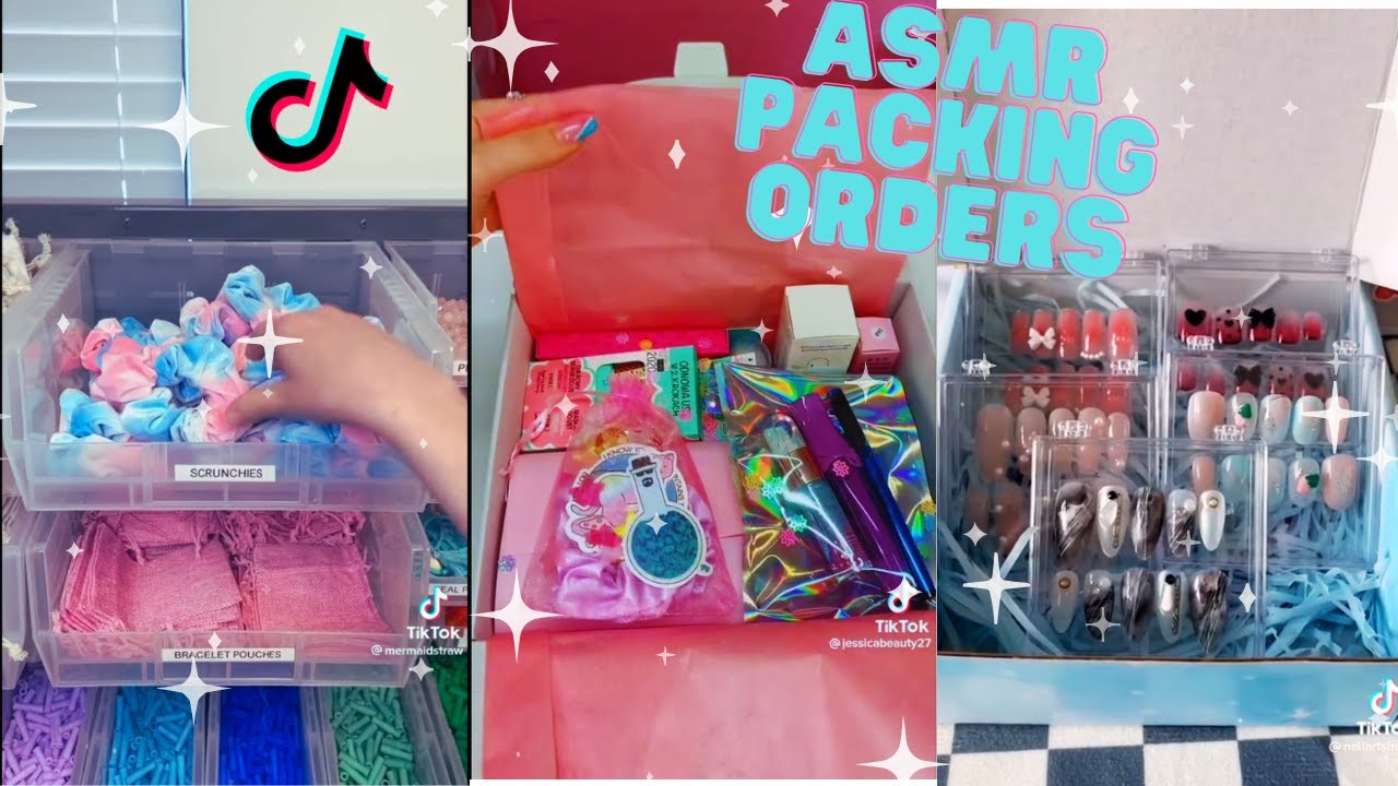 Satisfying packing orders ✨ ASMR style ✨ TikTok compilation #6 