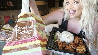 Cheesecake Factory MUKBANG 3 (Eating Show) 2017 | WATCH ME EAT