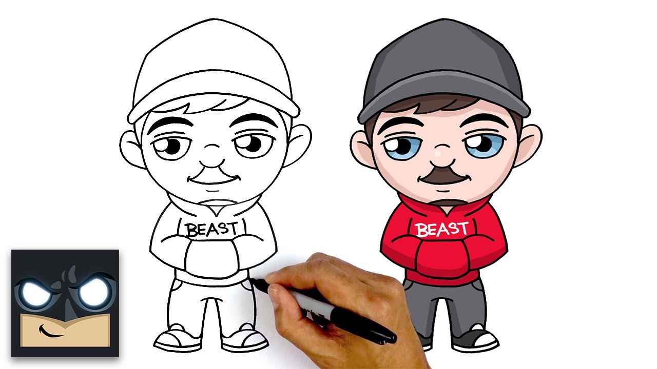 Cartoon image of mr. beast