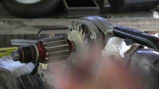 How to replace a bearing on the 12" Dewalt miter saw