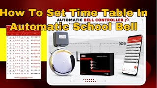 How to set time table in Automatic School bell || Automatic school bell screenshot 2