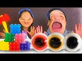Mukbang Giant Jelly Eyeballs and Cube jellys ジャイアント目玉ゼリーとキューブゼリー 킹스 아이 볼 푸드 by Quuu