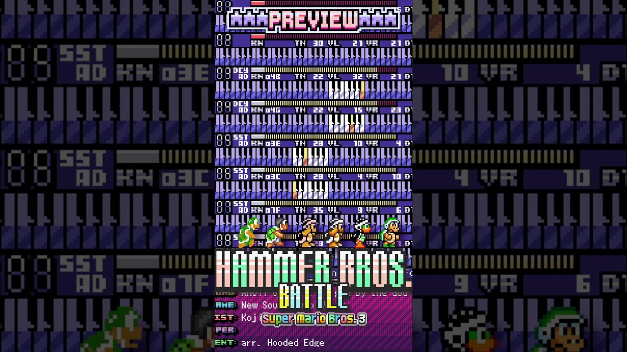 ***PREVIEW*** Hammer Bros. Battle Theme 【SNES Remix】 