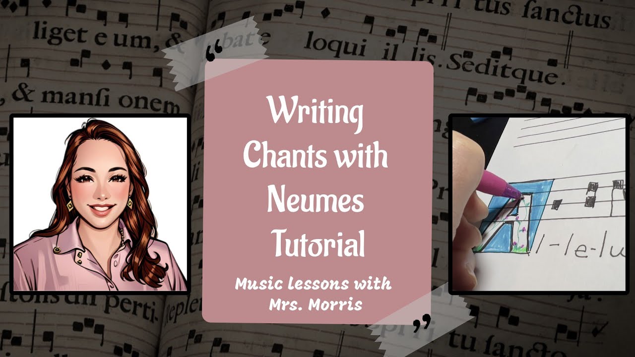 Writing Chants with Neumes= Easy Tutorial