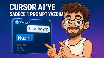 Cursor AI’ye Sadece 1 Prompt Yazdım, Baştan Sona Web Sitesi Yaptı!