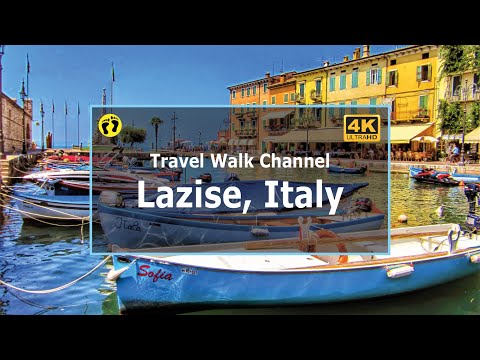 Lazise, Lake Garda, Italy, Walking Tour in 4K - after the Coronavirus shutdown was lifted