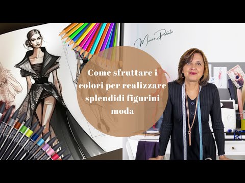 Come sfruttare i colori per realizzare splendidi figurini moda