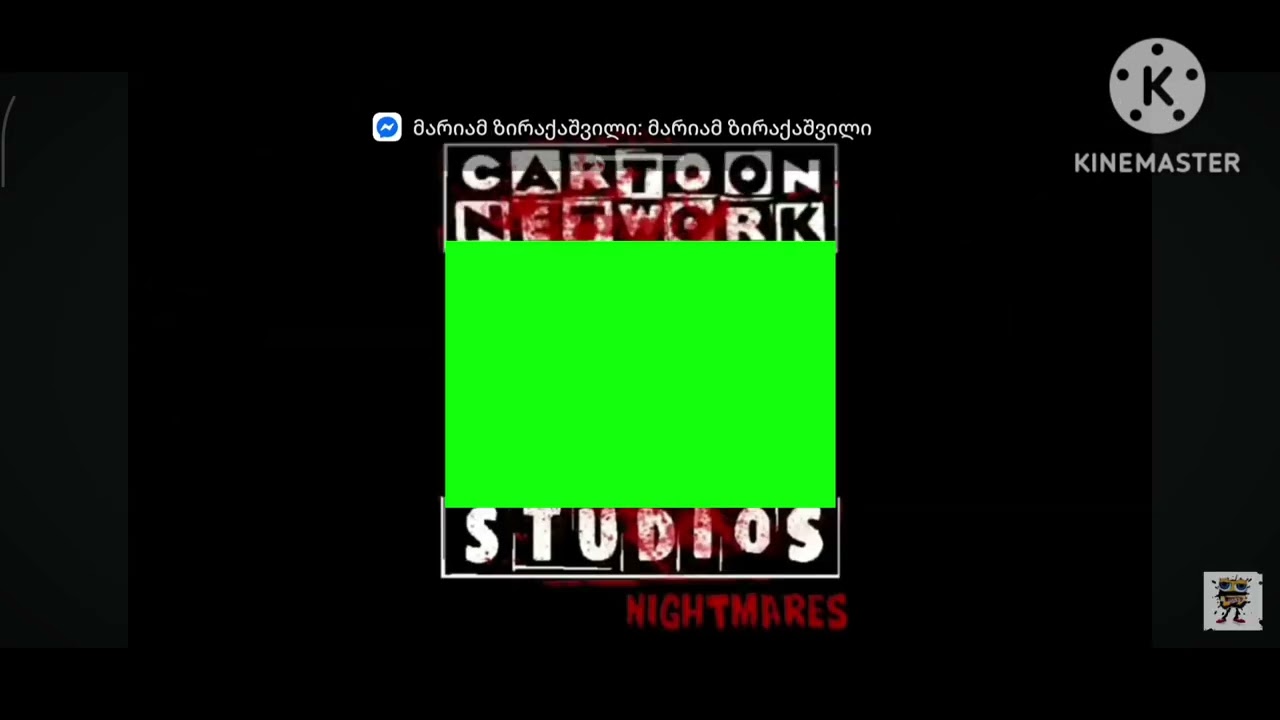 Cartoon network studios nightmares logo Green screen 