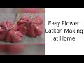 Easy latkan/ tassel  making at home। Flower latkan।Blouse /kurti back neck।easy tutorial